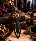 The Secret Garden — Vintage Floral Glass Bookmark
