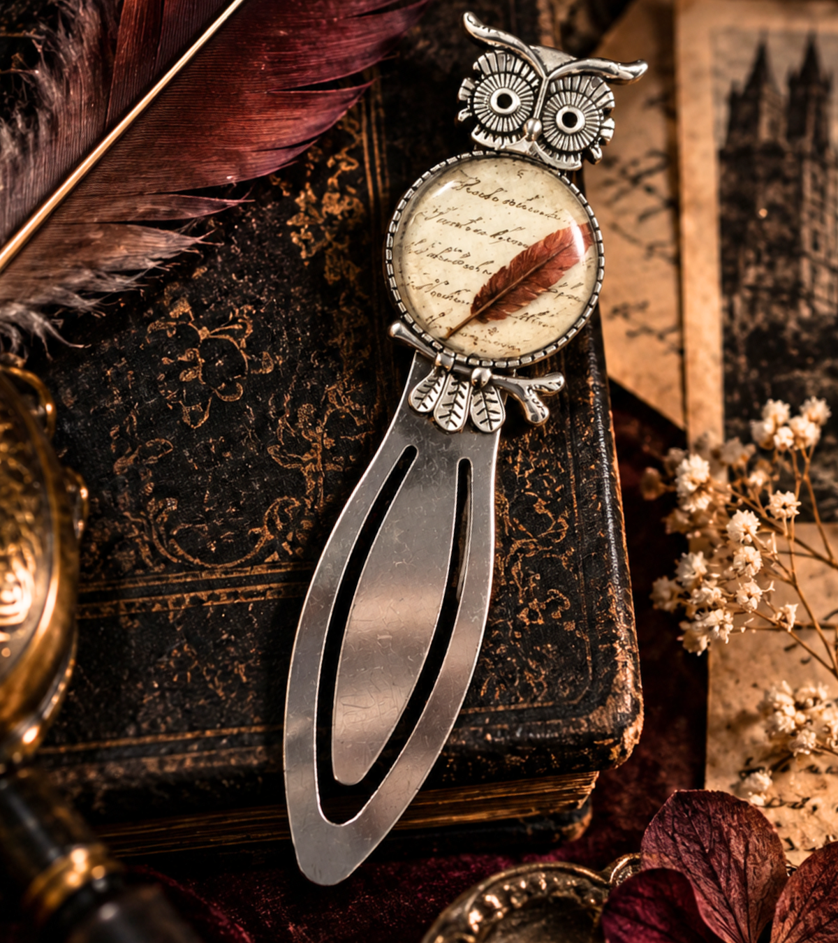 Owl Vintage Style Bookmark