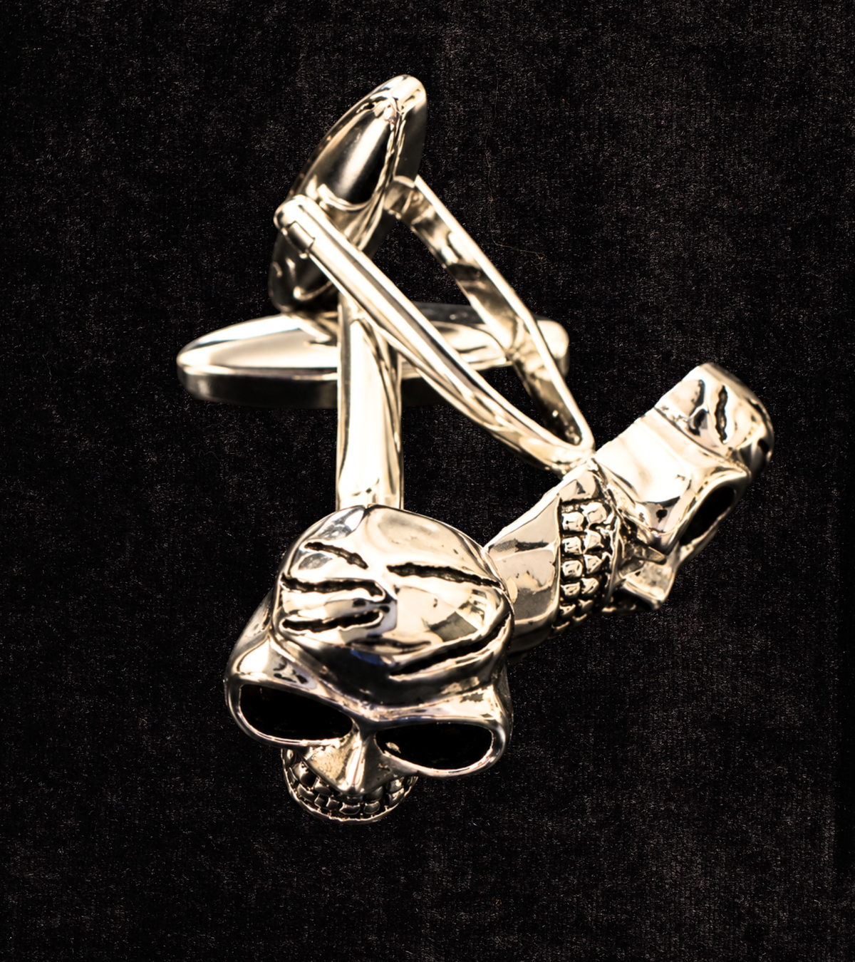 Memento Mori Skull Cufflinks