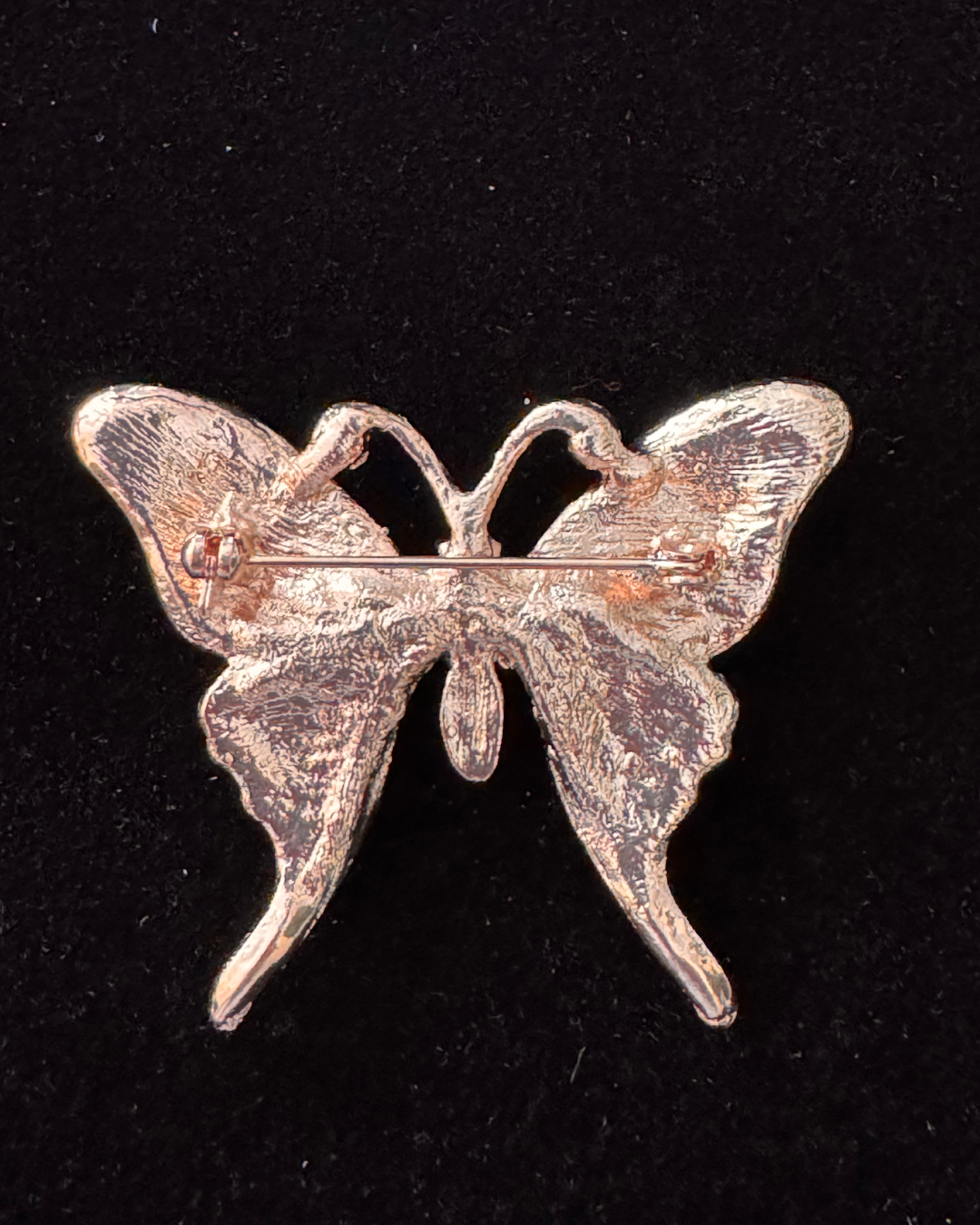 The Emerald Nocturne — Jewelled Butterfly Brooch