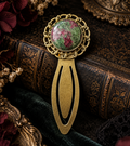 Heart of the Earth — Ruby Zoisite Vintage Style Bookmark