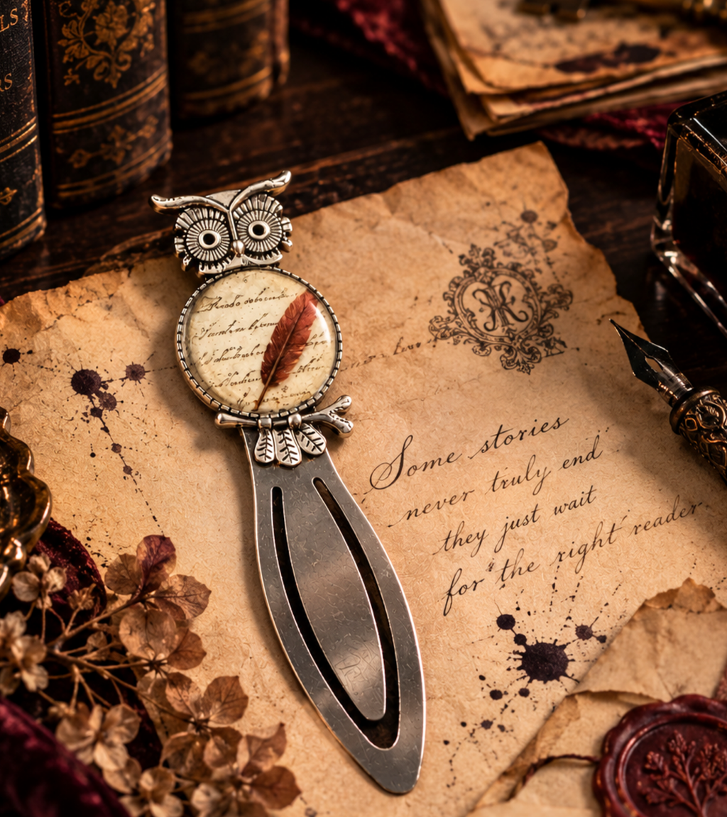 Owl Vintage Style Bookmark