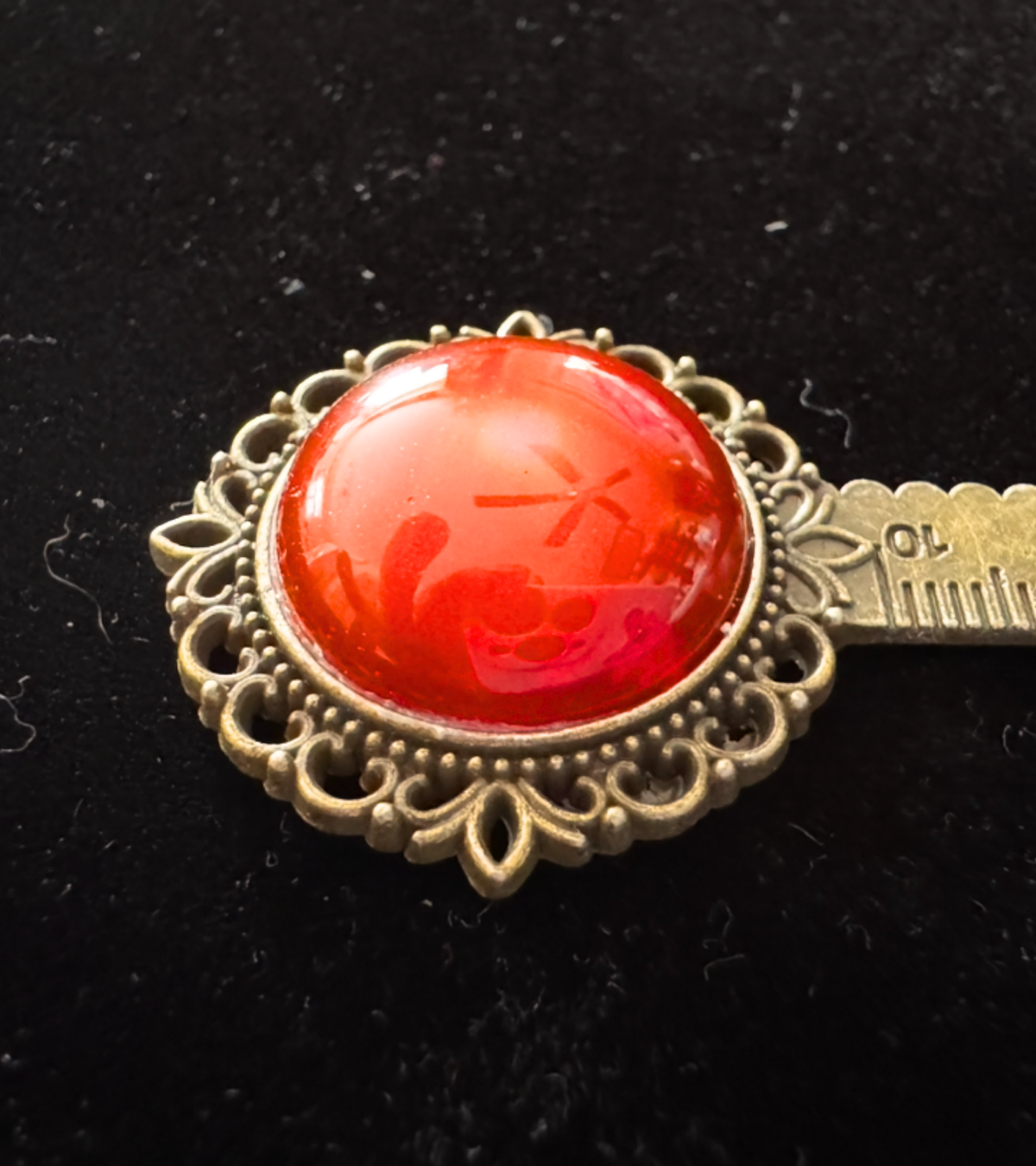Ember & Earth — Carnelian Agate Vintage Style Bookmark