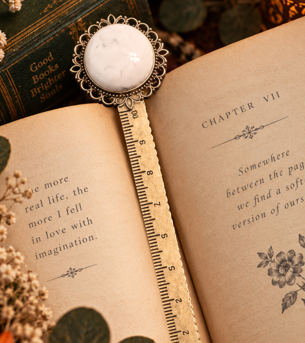 Whisper of Light — Goldstone Vintage Style Bookmark