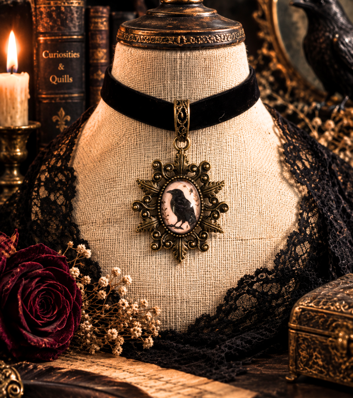 The Curiosity Star Choker - Raven