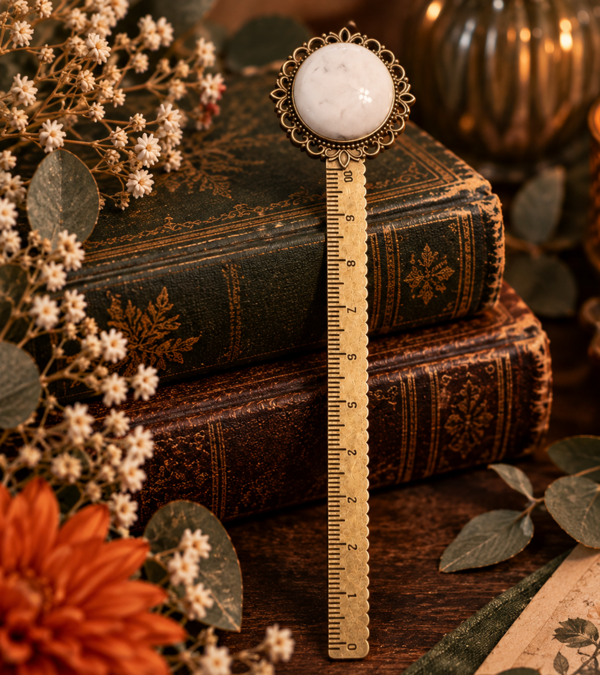 Whisper of Light — Goldstone Vintage Style Bookmark
