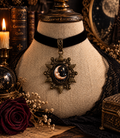 Curiosity Star Choker - Crescent Moon