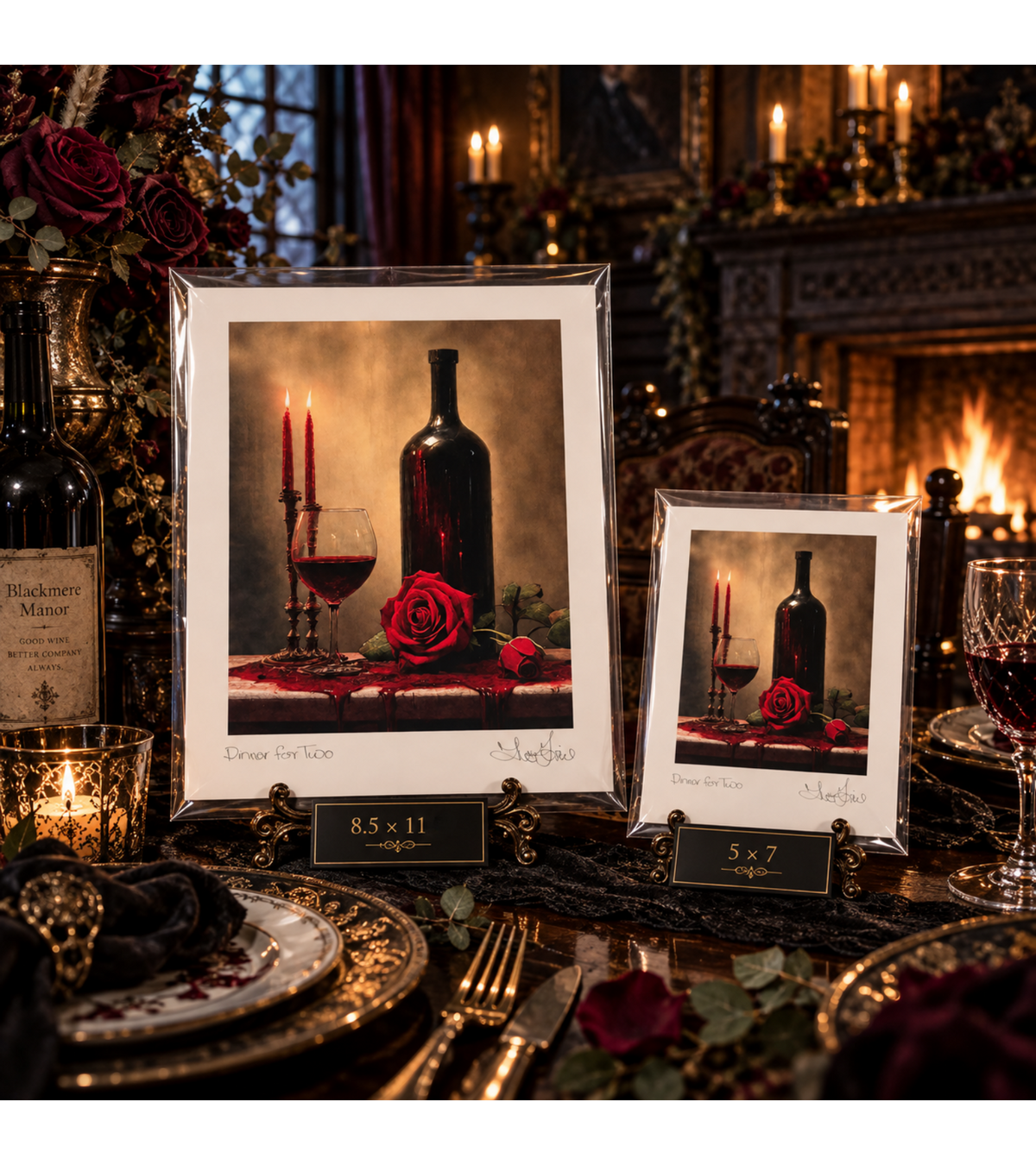 Dinner for Two – Signed Fine Art Print