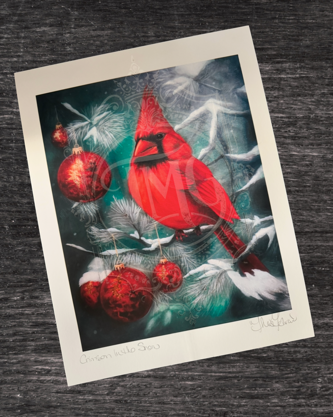Crimson In the Snow – Signed Fine Art Print